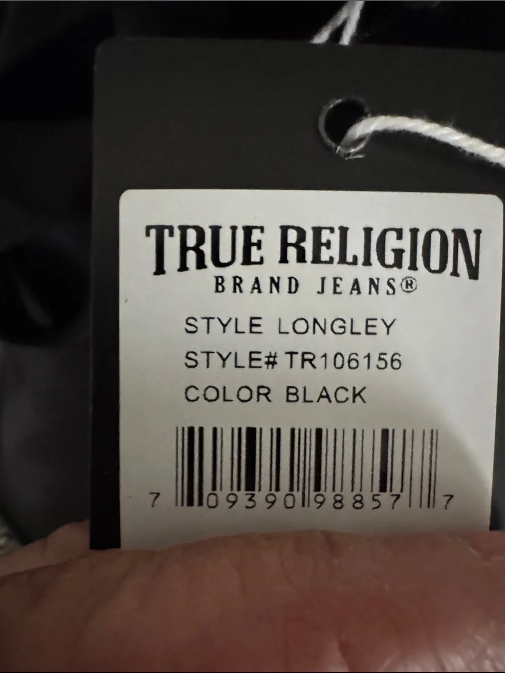 True Religion Black Men’s Messenger Crossbody Bag